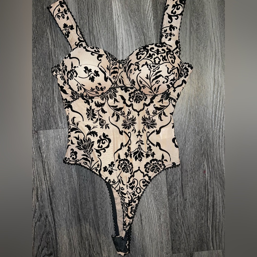 Black & Tan Bodysuit
